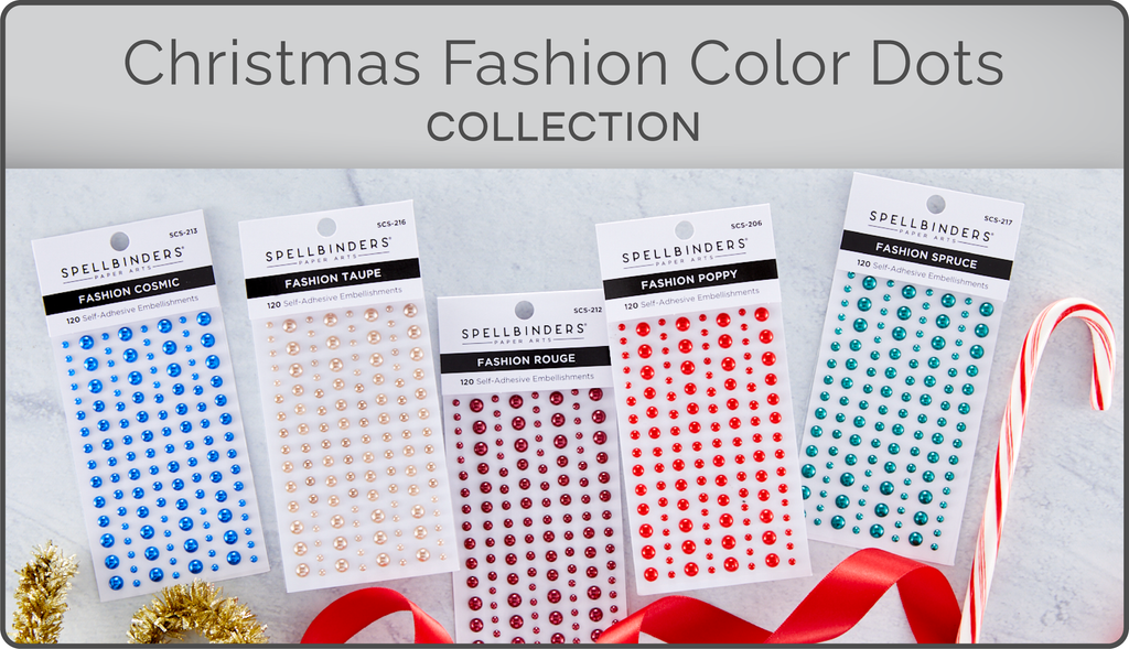 Christmas Fashion Color Dots by Spellbinders