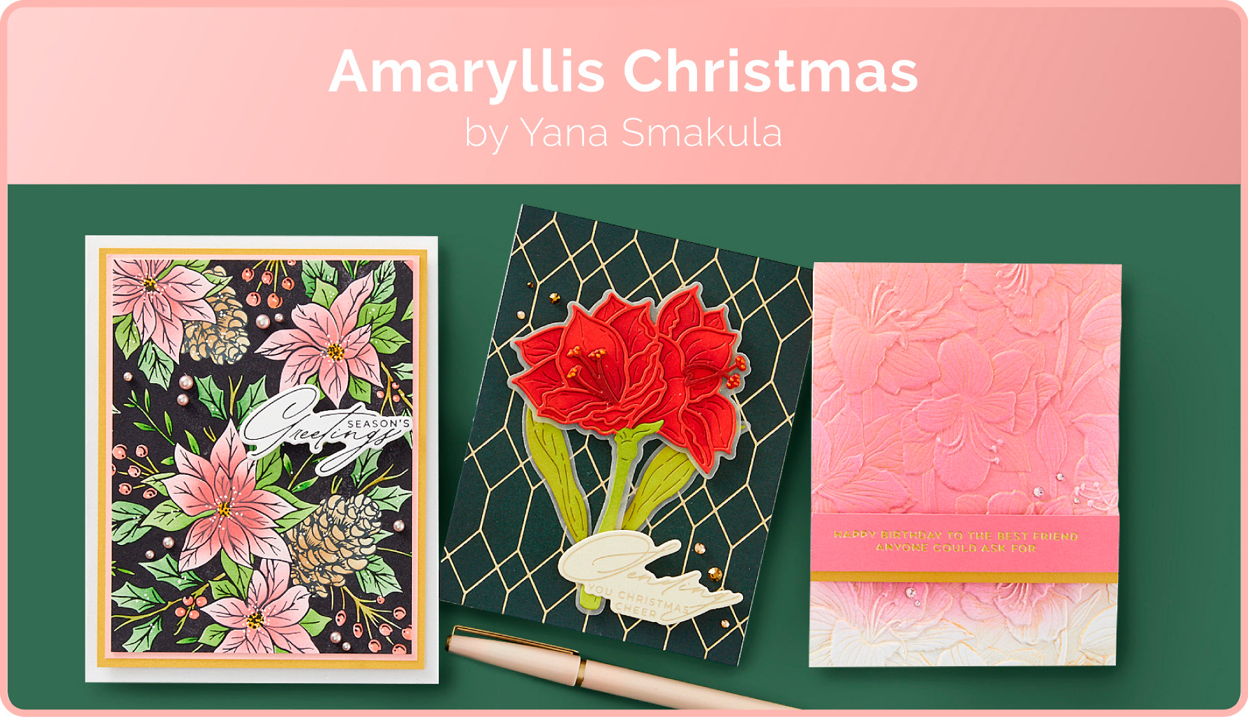 Amaryllis Christmas by Yana Smakula