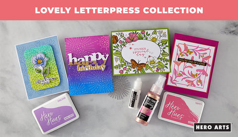 Hero Arts Lovely LetterPress