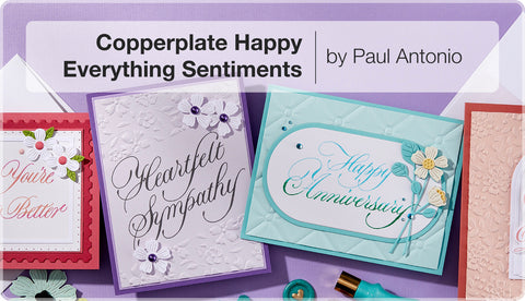 Copperplate Happy Everything Sentiments