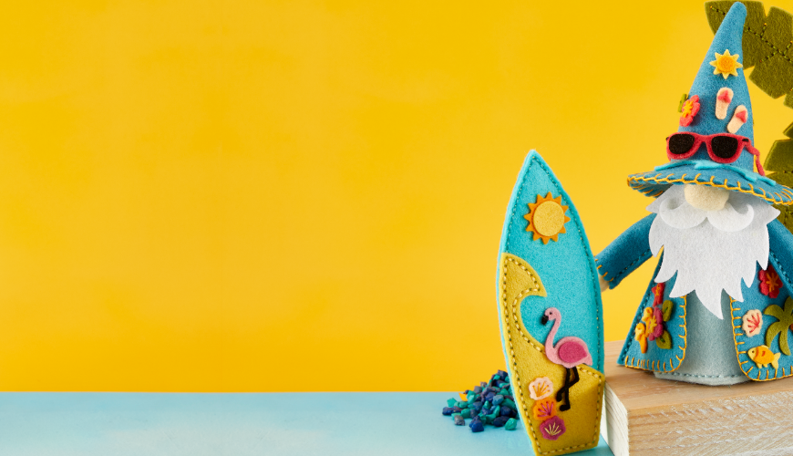 3D Felt Decor Summer by Sandi MacIver