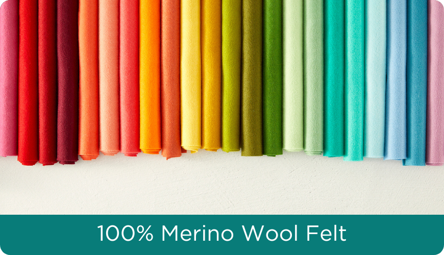 100% Merino Wool Felt