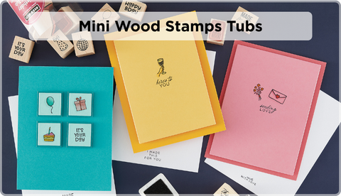 Hero Arts Mini Wood Stamps Tubs