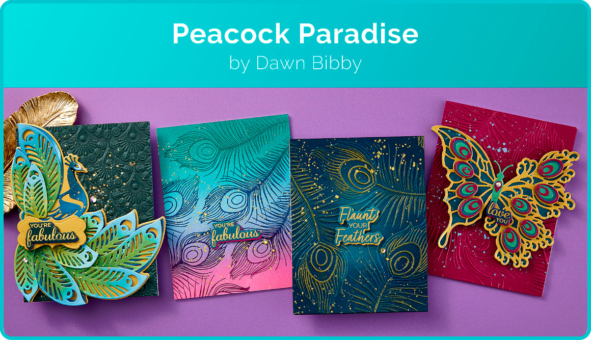 Peacock Paradise by Dawn Bibby