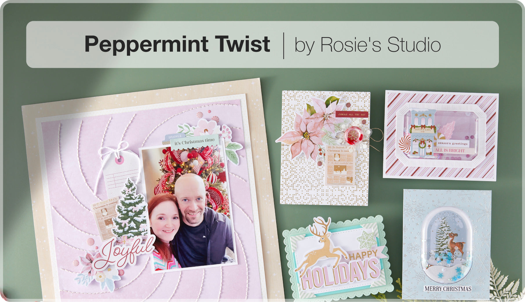 Peppermint Twist by Rosie's Studio