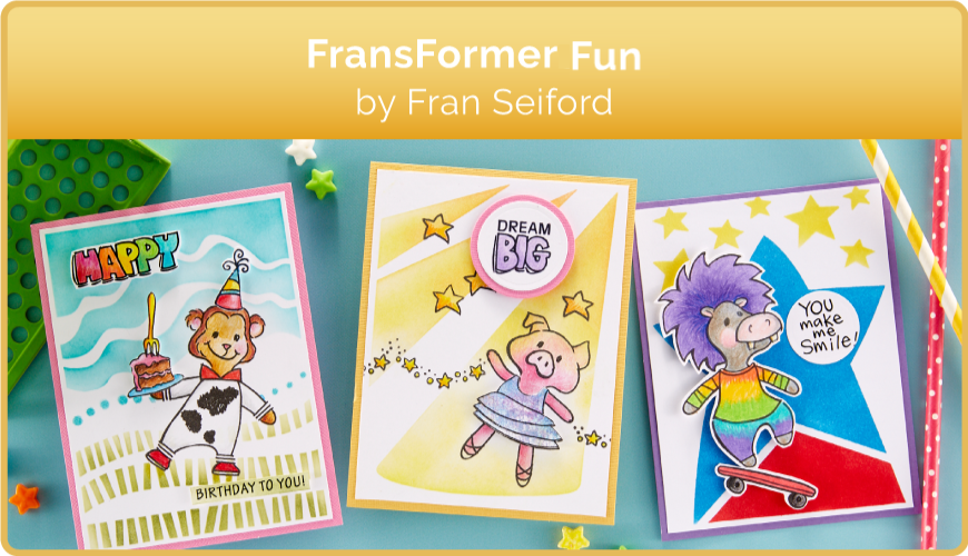 Stampendous FransFormer Fun