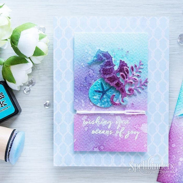 Die D-Lites Seahorse & Sand Dollar Etched Dies