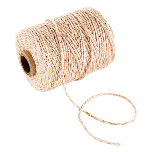 Vivant Lurex Marble Rose Cotton Cord - 54.68 yards