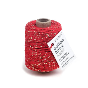 Vivant - Lurex Red Cotton Cord (54.68 yards)