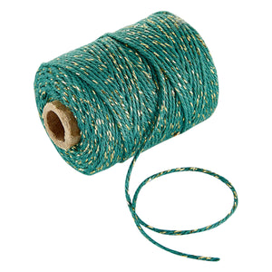 Vivant Lurex Steel Blue Cotton Cord - 54.68 yards