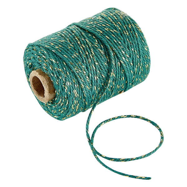 Vivant Lurex Steel Blue Cotton Cord - 54.68 yards