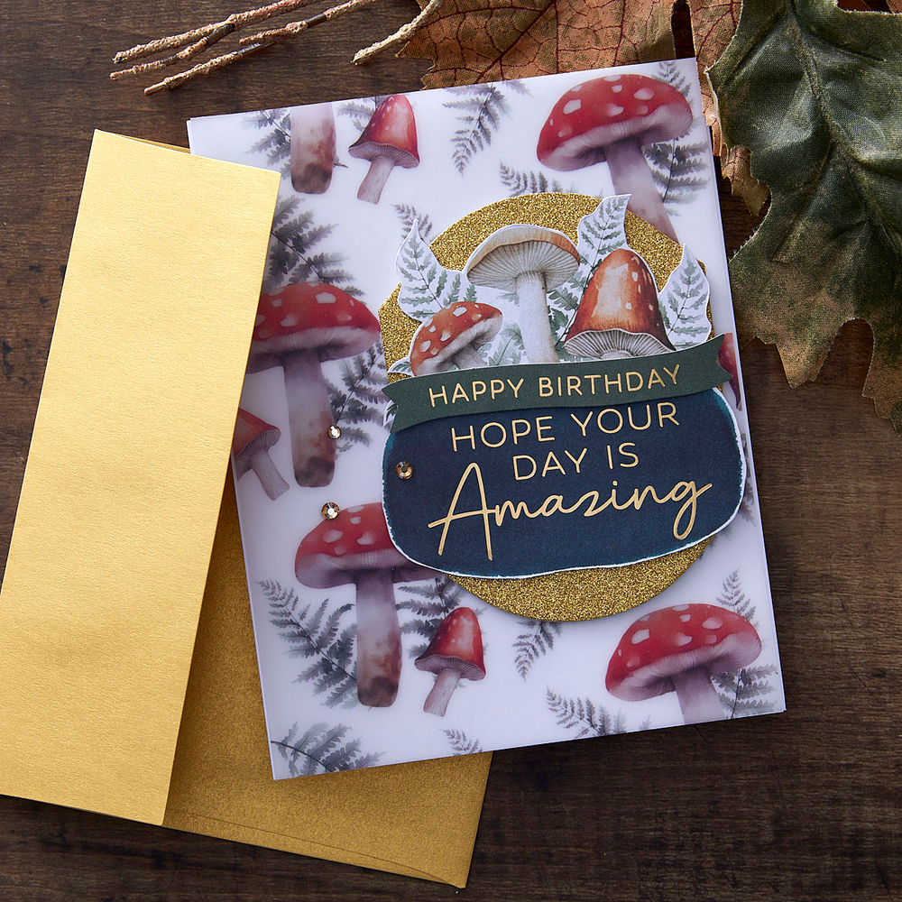 Woodland Tales Foiled Acetate & Vellum - 8.5" x 11"  from the Woodland Tales Collection
