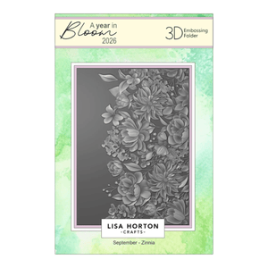 Lisa Horton Crafts A Year In Bloom Embossing Folder Collection - 2026