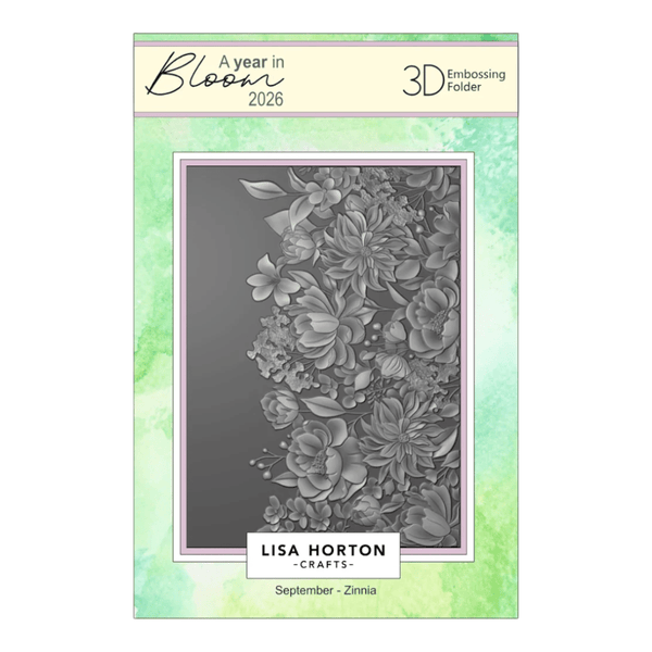 Lisa Horton Crafts A Year In Bloom Embossing Folder Collection - 2026