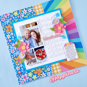 Family Sentiments Press Plate & Die Set from the Storytelling by Spellbinders Collection