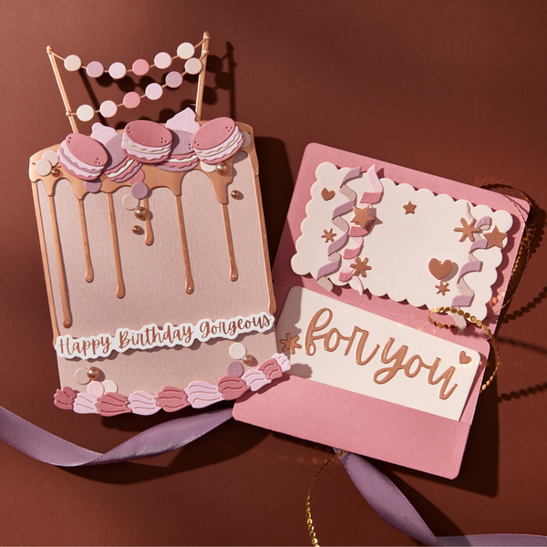 Treat Yourself Gift Card Holder Etched Dies by Nina Boettcher