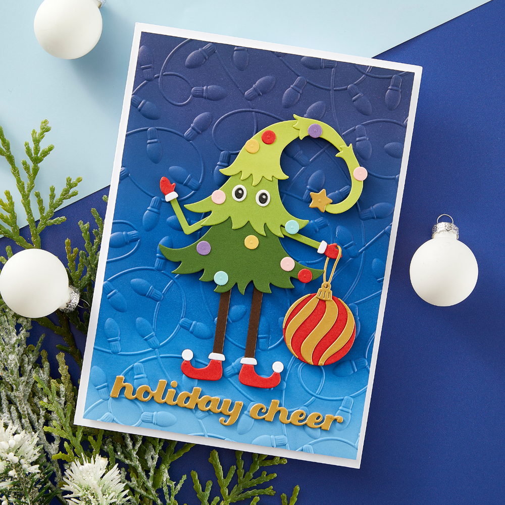 Dancin Douglas Etched Dies from the Dancin Christmas Friends Collection