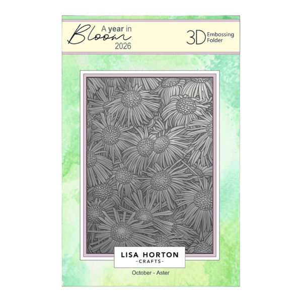 Lisa Horton Crafts A Year In Bloom Embossing Folder Collection - 2026