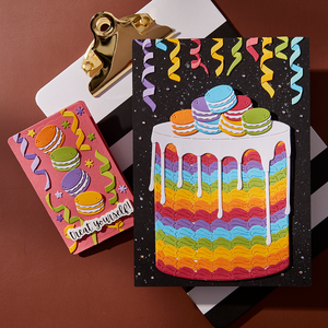 Treat Yourself Gift Card Holder Etched Dies by Nina Boettcher