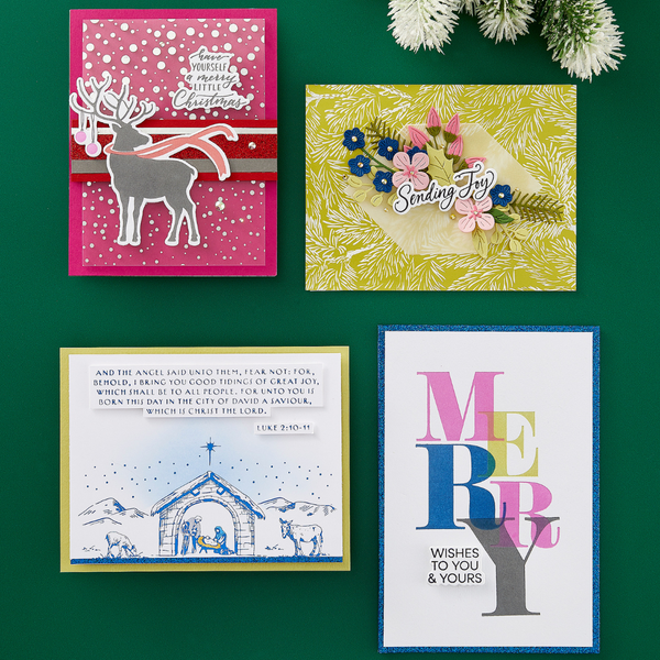 Christmas Gospel Press Plates from the Home for the Holidays Collection
