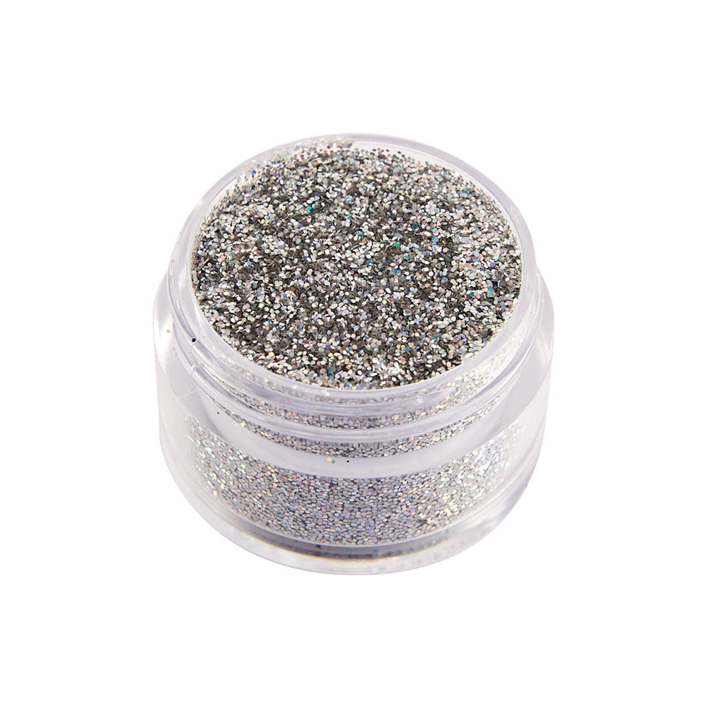 Art Glitter Jet Eye Silver Glitter 1/2 Oz.