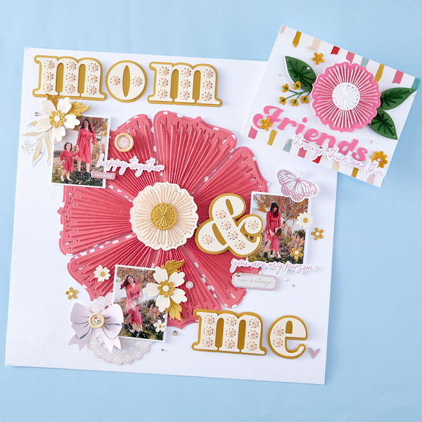Stitched Petal Bloom Etched Dies from the Storytelling by Spellbinders Collection