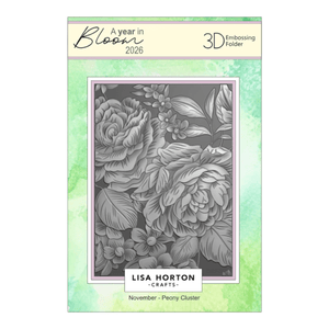 Lisa Horton Crafts A Year In Bloom Embossing Folder Collection - 2026