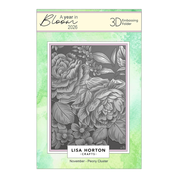 Lisa Horton Crafts A Year In Bloom Embossing Folder Collection - 2026