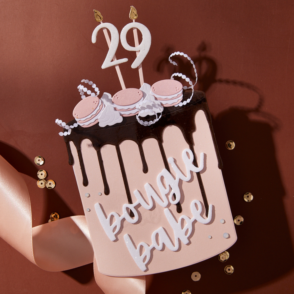 Fabulous Birthday Etched Dies by Nina Boettcher