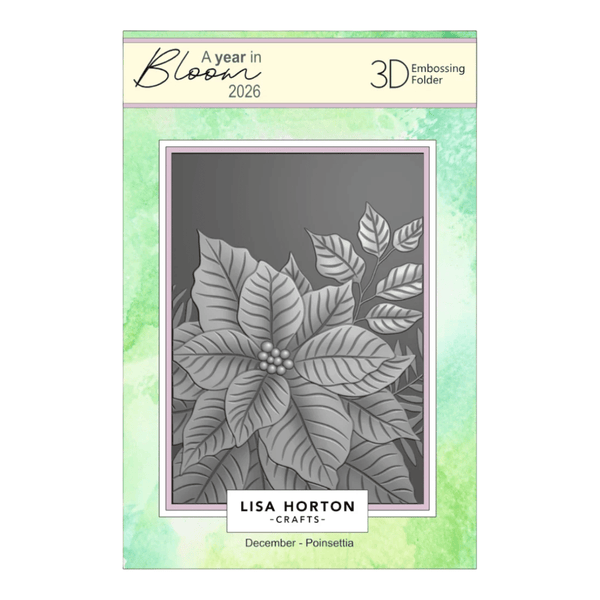 Lisa Horton Crafts A Year In Bloom Embossing Folder Collection - 2026