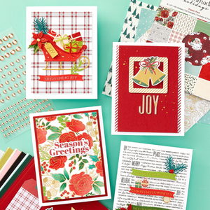 Winter Rose Background Press + Foil Plate