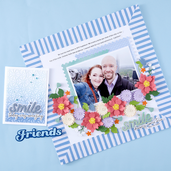 Friends Etched Dies from the Storytelling by Spellbinders Collection