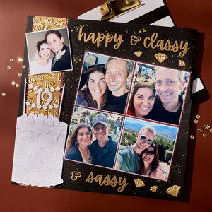 Birthday Cheers Etched Dies by Nina Boettcher