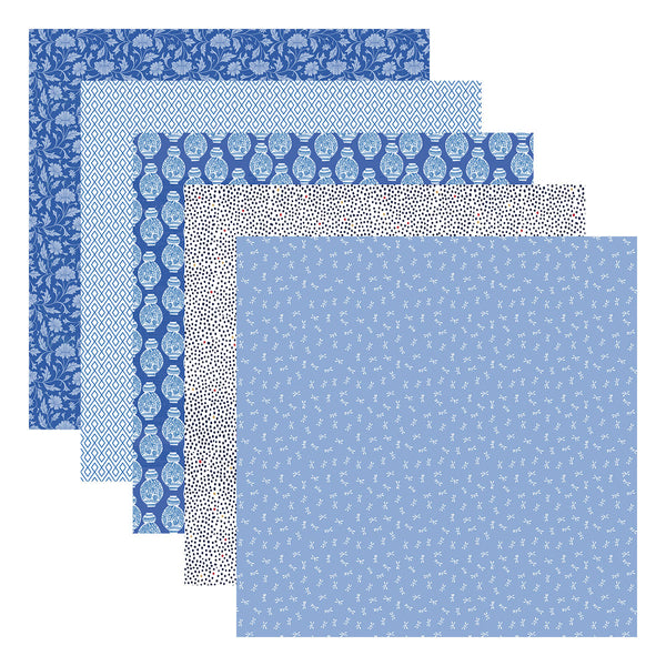 Bayfair 12x12" Designer Paper Pack 20 sheet
