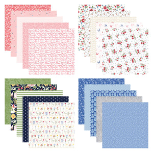Bayfair 12x12" Designer Paper Pack 20 sheet