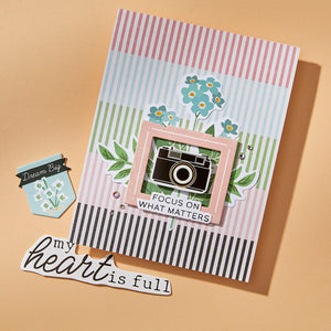 Rosies Studio Hello Its Me! Cardstock Diecut Ephemera Sentiments