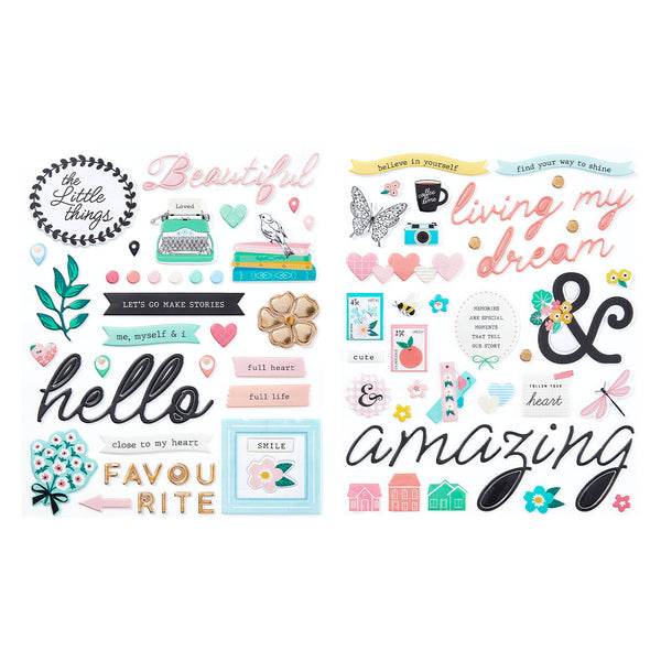 Rosie's Studio Hello It's Me! Embellishment Bundle