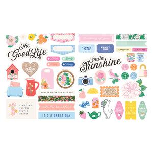 Rosie's Studio Breakfast in Bed Chipboard Stickers