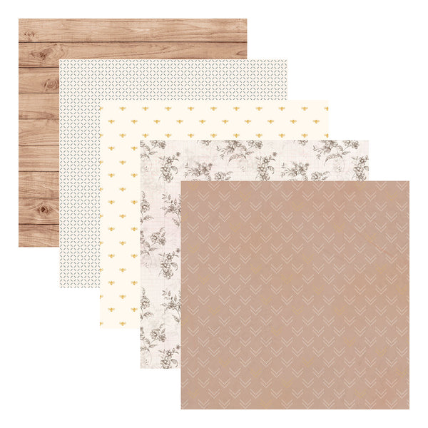 Rosie's Studio Clementine 12" x 12" Designer Paper Pack