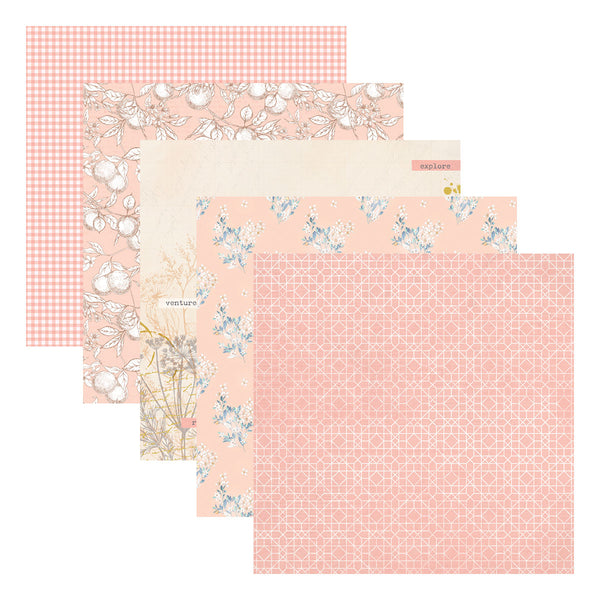 Rosie's Studio Clementine 12" x 12" Designer Paper Pack