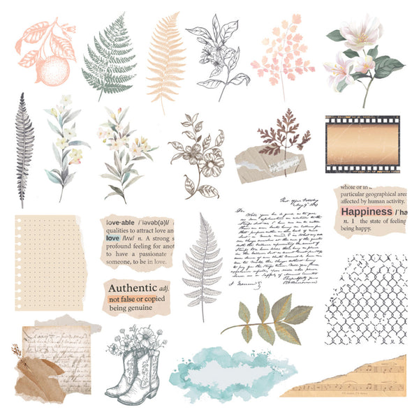 Rosie's Studio Clementine Diecut Clear Stickers