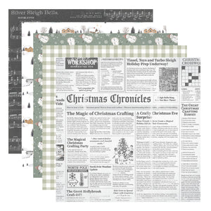 Rosie's Studio Sleigh Bells Ring 12x12" Designer Paper Pack