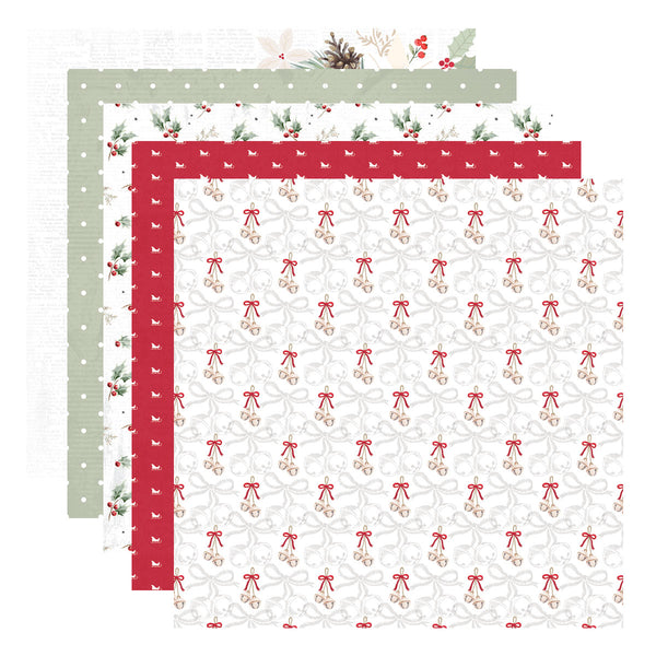 Rosie's Studio Sleigh Bells Ring 12x12" Designer Paper Pack
