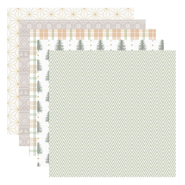 Rosie's Studio Sleigh Bells Ring 6 x 6" Designer Paper Pad