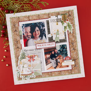 Rosie's Studio Sleigh Bells Ring Clear Foliage Stickers