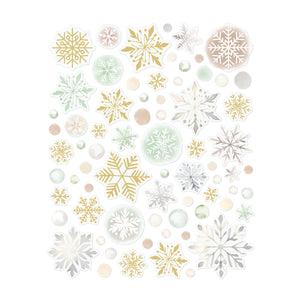 Rosie's Studio Sleigh Bells Ring Glisten Stickers