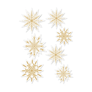 Rosie's Studio Sleigh Bells Ring Stars Dimensional Acetate Stickers