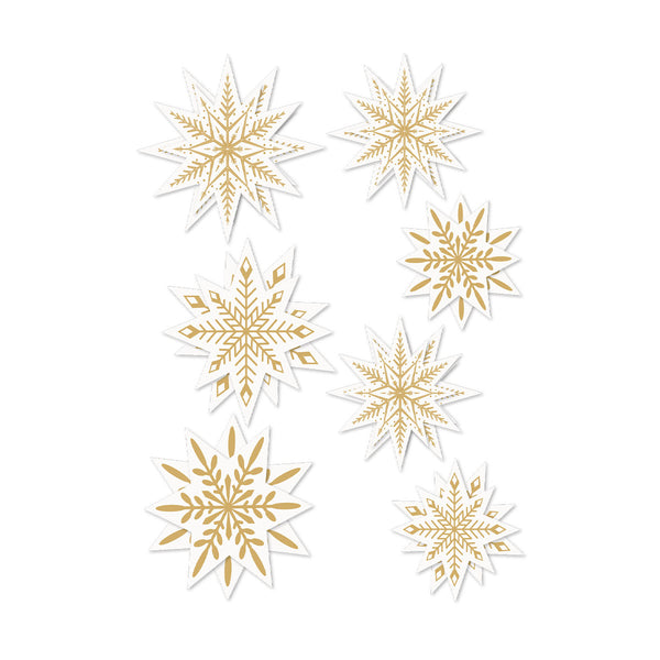 Rosie's Studio Sleigh Bells Ring Stars Dimensional Acetate Stickers