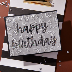 Birthday Cheers Etched Dies by Nina Boettcher