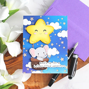 Little Smiles Sentiments Press + Foil Plate & Die Set